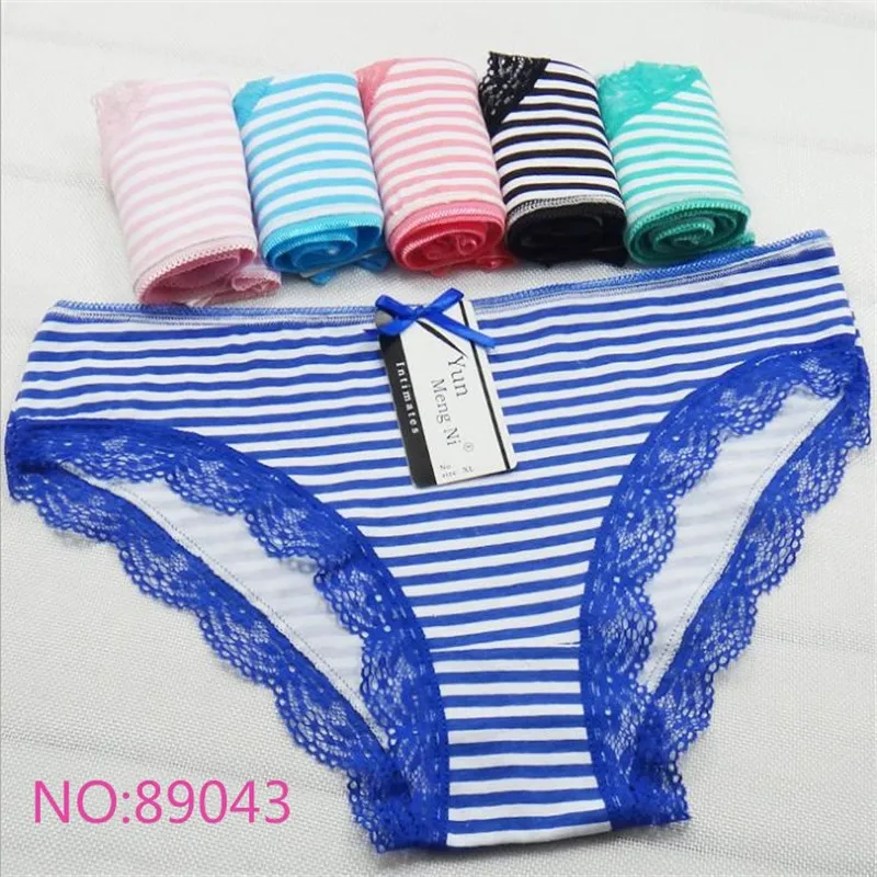 New Style 5pcs/lot Hot Selling Cotton Women\'s Briefs Sexy Low-waist Panties Ladies Briefs Underwear 86788