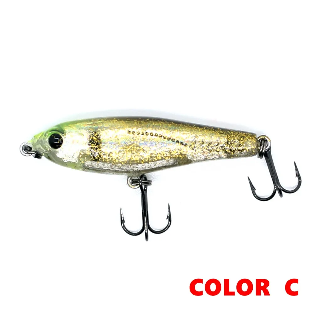 AOCLU sinkender kleiner winziger Stab, 38 mm, 2,8 g, harter Köder, Bleistift-Wobbler-Köder, Schwimmen wie verletzter, sterbender Fisch, VMC-Haken, solider Körper – Detail 7