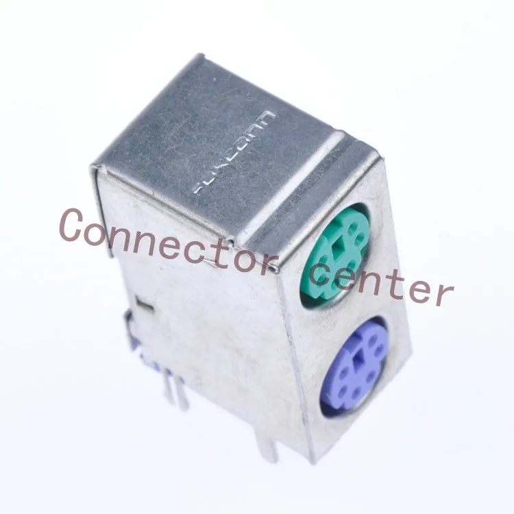 Conector ps2 para foxconn mouse e teclado conector ângulo direito original MH11061-P34-4F