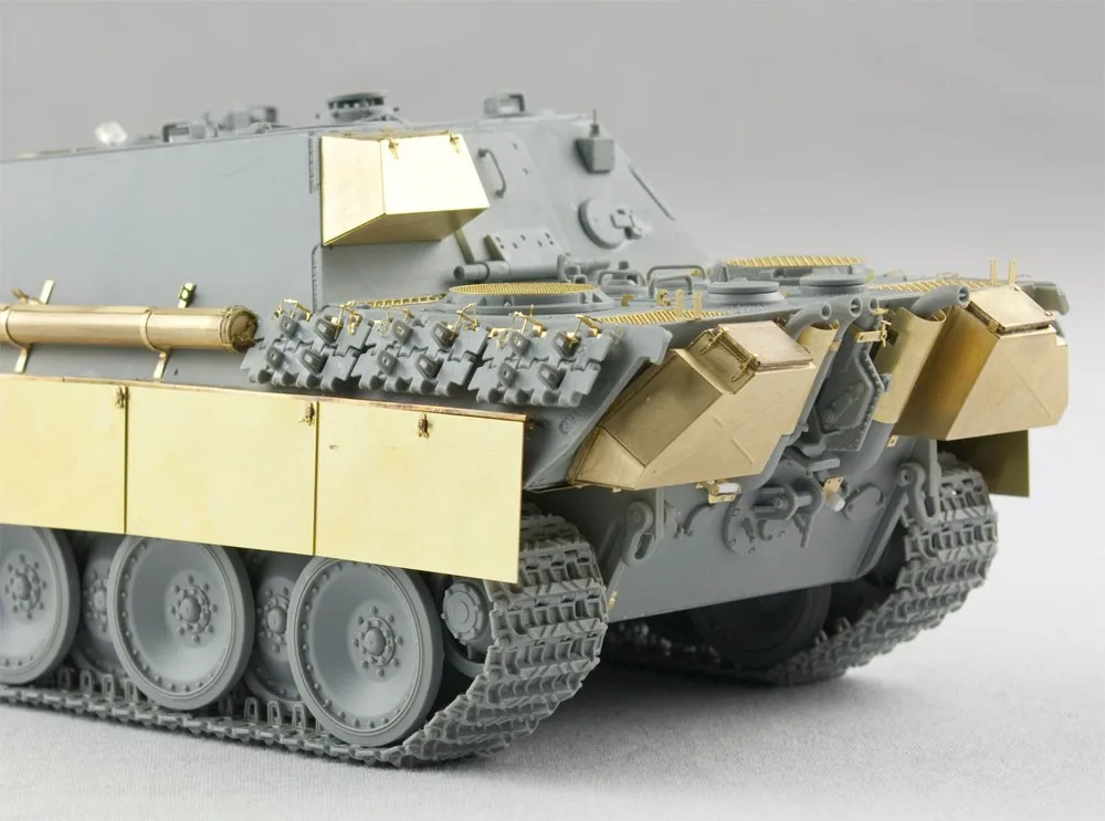 Imagem -03 - Conjunto do Detalhe de 35 Jagdpanther Ausf g para o Dragão Jagdpanther g s Acessório Militar do Metal da Precisão do Modelo