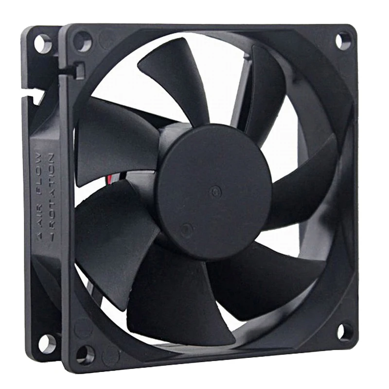 10pcs Gdstime Cooler 8025 DC 12V Fan Motor 2Pin 80mm x 25mm