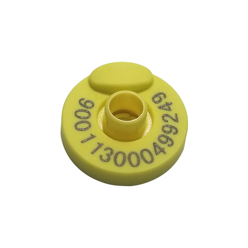 x20pcs Free shipping 134.2KHz FDX-B round and opened Animal RFID ear tag for livestock cattle cow management