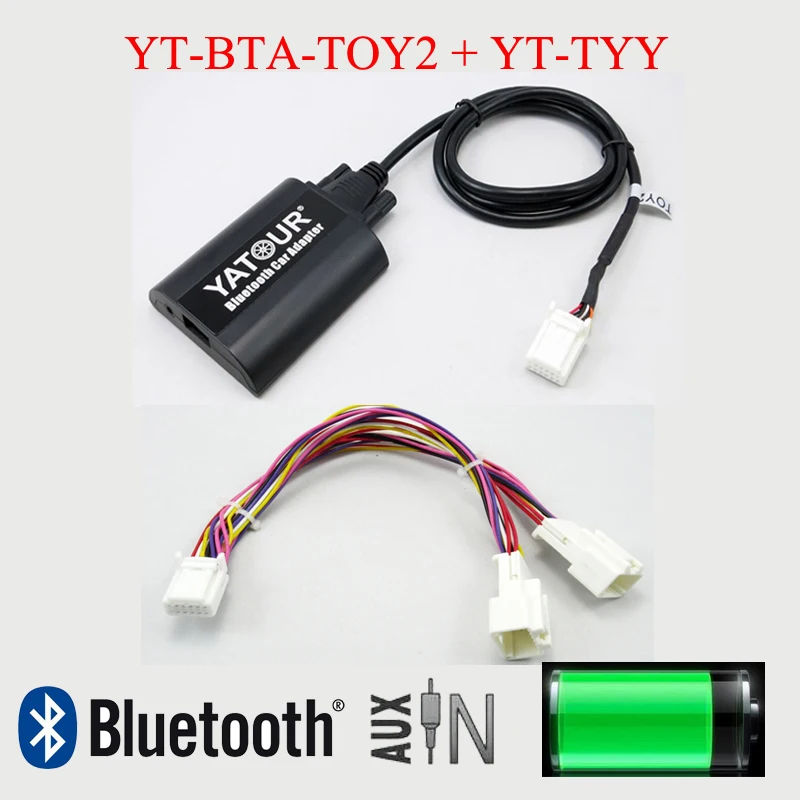 High quality Yatour BTA Bluetooth MP3 adapter car radio MP3 player for Toyota Lexus 6+6pin radios