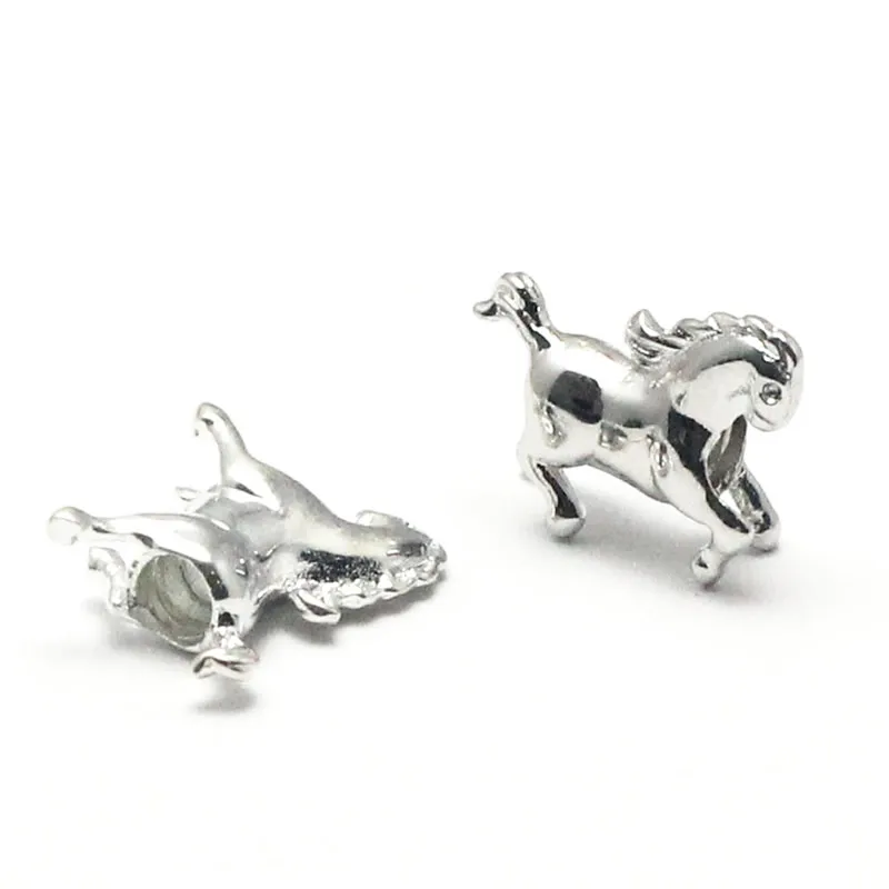 Beadsnice Wholesale Silver 925 Cute Horse European beads troll  Handmade Necklace Making Jewerlly Findings  ID3941