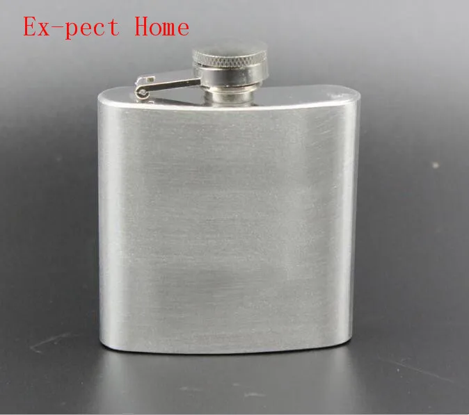 50 pcs/lot Lead -free ,3oz stainless steel pocket hip flask with free funnel