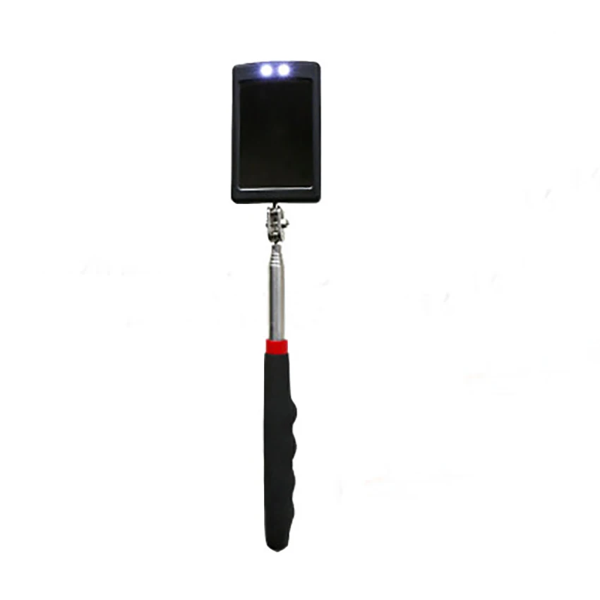 Auto LED Light Extendible Inspection Mirror Endoscope Car Chassis Angle View Automotive Telescopic Detection Tool Equipment