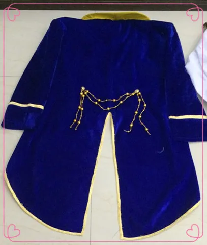 Beauty and the Beast Prince Adam Anime Movie Halloween Cosplay Costume B002