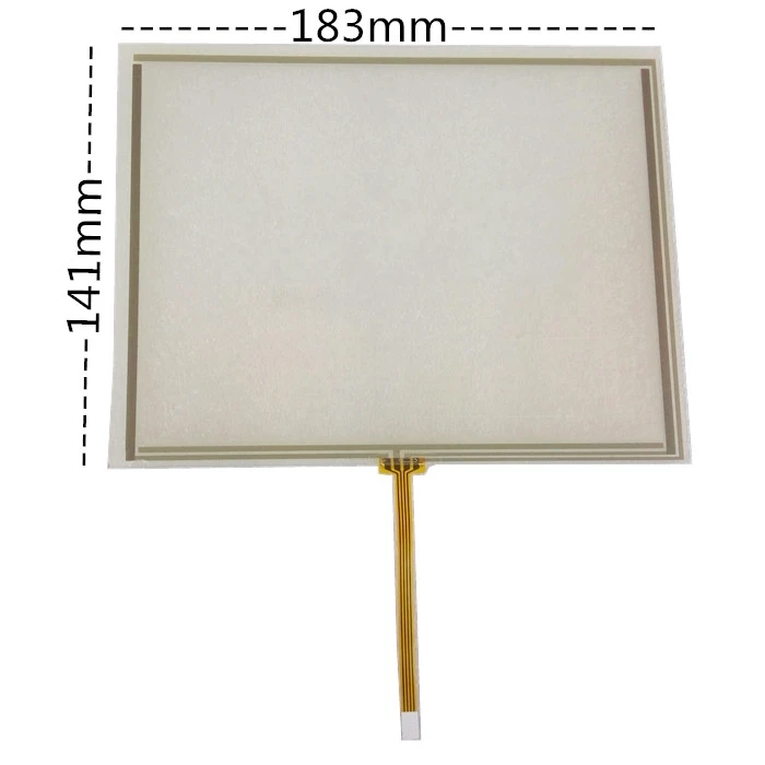 New 8 inch resistance touch screen 183*141 mm 4-wire resistance industrial control equipment AT080TN52