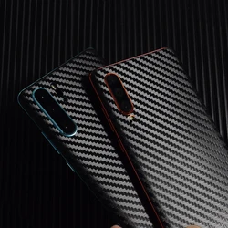 3D Carbon Fiber Skins Film Wrap Skin Phone Back Paste Sticker For HUAWEI P30 Pro P20 Lite Mate 20X 20 Pro HONOR 8X 9 10 Lite V10