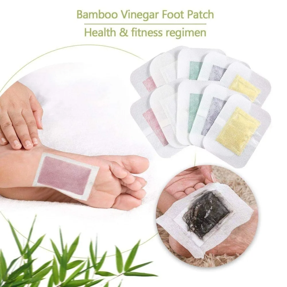 2 in 1Detox Foot Patches Body Detoxify Toxins Weight Loss Stress Relief Rapid Foot Care and Pain Relief Slimming Feet Sticker