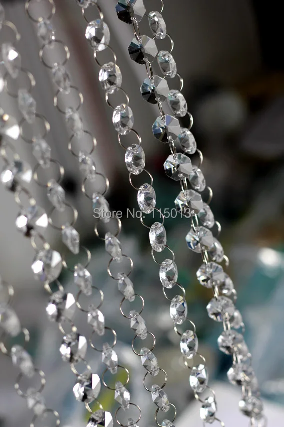 100m/lot, High Quality Garland Diamond Crystal Glass wedding decoration, Home decoration, Christmas decoration, Best Selling