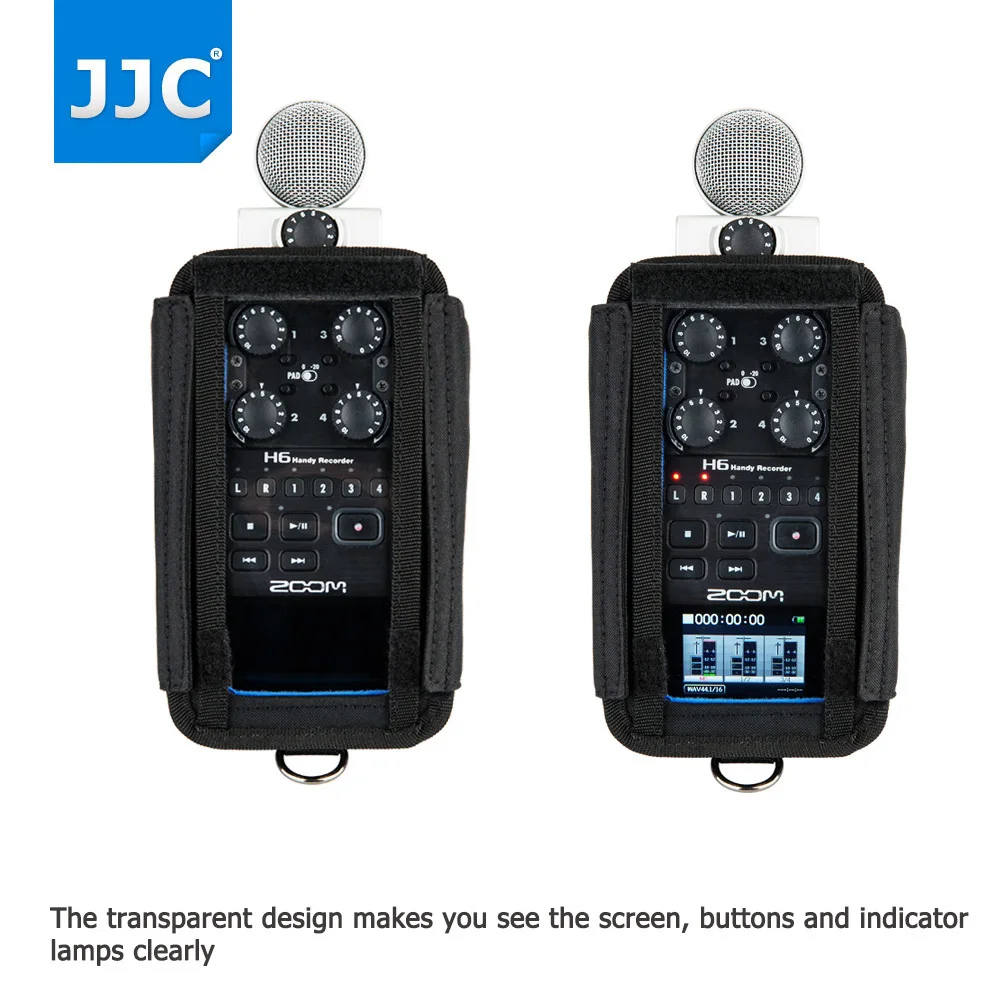 JJC Zoom H6 Custodia protettiva per dischi Custodia morbida Custodia morbida per registratore pratico Accessori per borse Sostituisce Zoom PCH-6