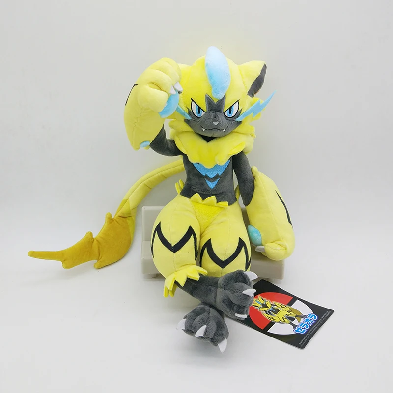 Pokemon Anime Games  series new 32CM Zeraora plush toy stuffed toys A birthday present for children