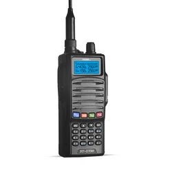 HELIDA-Generador manual Walkie Talkie, 5W, radio bidireccional, VHF, banda UHF, 5-136-174/400 MHz