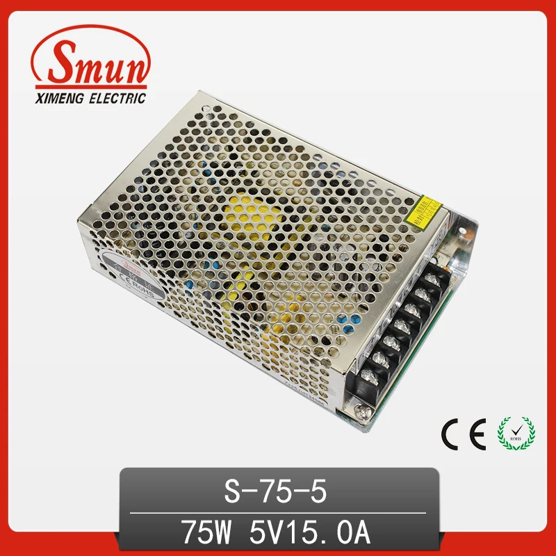 NEW 75W 5VDC 15A Switching Power Supply Single Output AC/DC SMPS