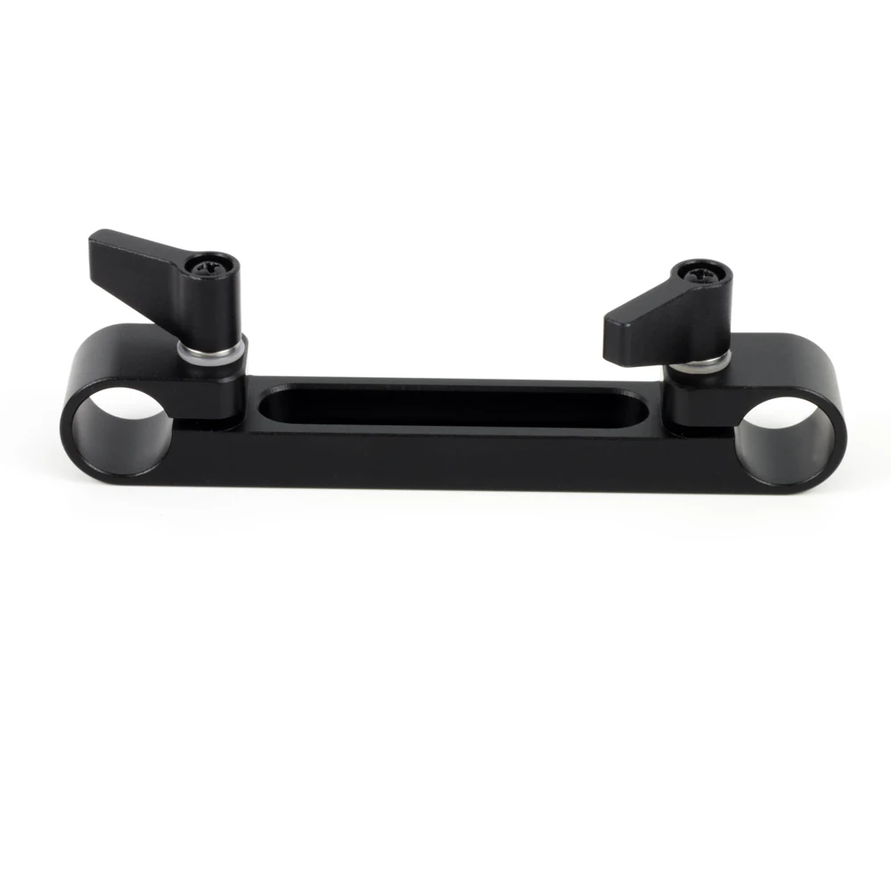 Long Attaching Mount 15mm Rod Clamp Rail Block fr 15mm Rod Camera Rig Support System LWS ARRI Armor Cage Studio Production