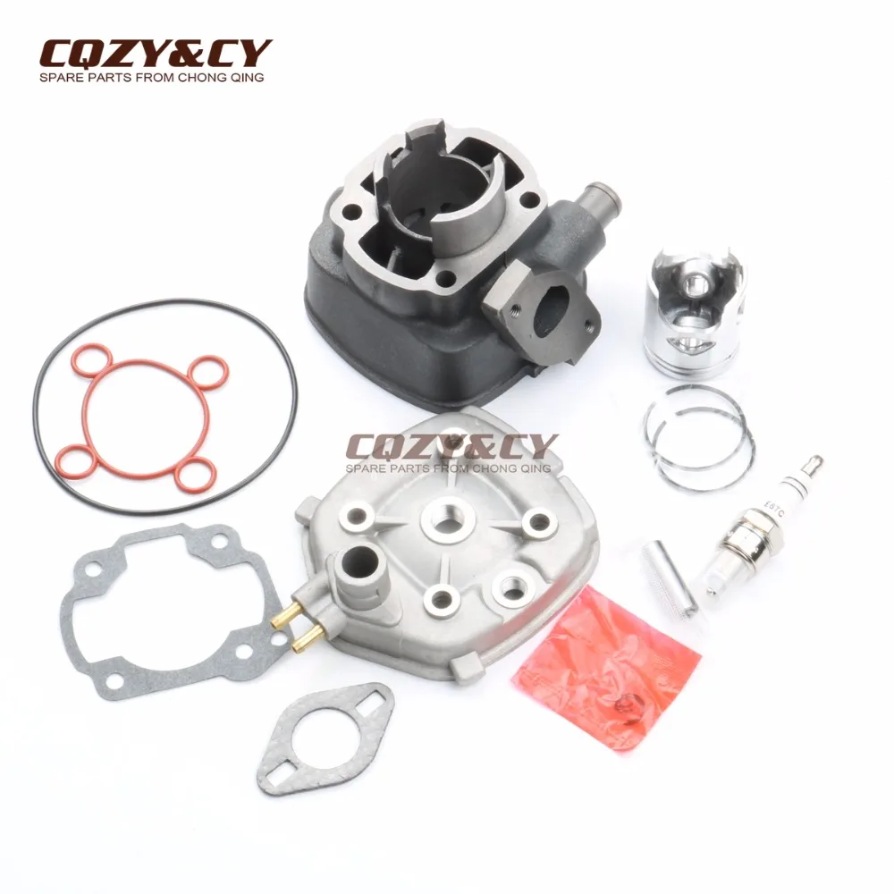 50cc cylinder kit & Cylinder Head Cap & High quality crankshaft for Yamaha 50 Aerox Naked II Jog RR 2T LC 40mm/10mm 2T