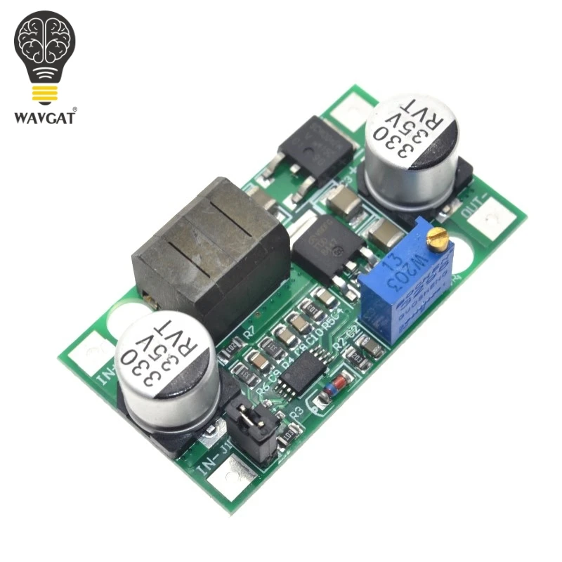 WAVGAT DC-DC 스텝 업 다운 모듈 부스트 및 벅 전압 변환기, 5-25V-0.5V-25V 3A 30W 3.3V 5V 12V 18V 24V