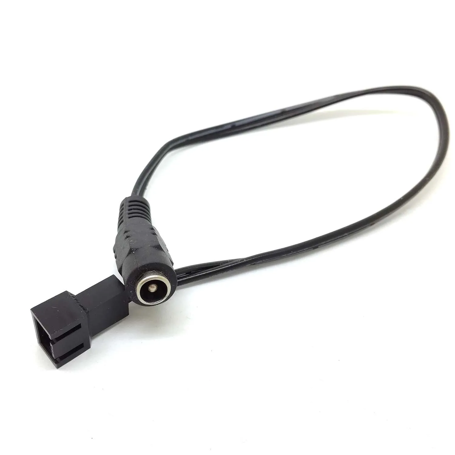 PC 3pin/2pin fans male to 5.5x2.1mm female DC Power cable 12v 9v 5v fan Route  adapter convertor cord