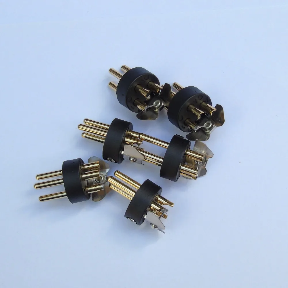 High quality 100pcs/lot XLR Accessories 3 PIN for XLR connector with Horizontal tail and screw