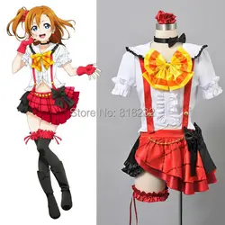 Love Live Bokura wa Ima no Naka de OP1, uniforme Kousaka Honoka, Tops, vestido, disfraces de Cosplay de Anime