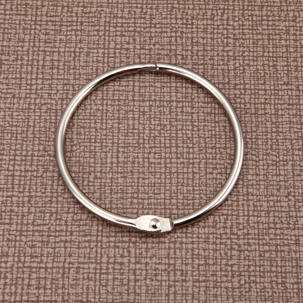 silver gold bronze black Loose-leaf Binder ring DIY Spiral Notebook Rings Hinged Keychain Craft Photo Album Scrapbook Split