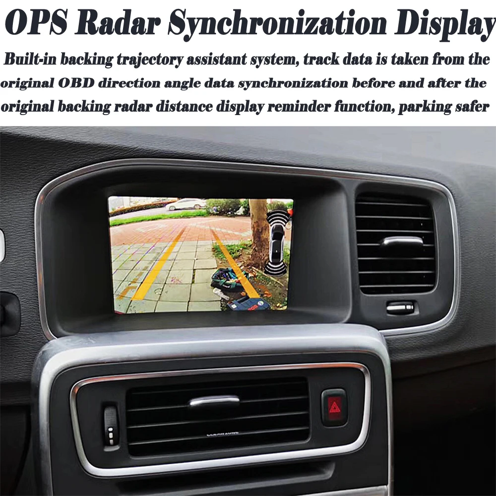For Volvo Park Assist Pilot Front & Bakcup Rear camera interface Reverse camera Improve V40 V60 V90 XC60 XC90 S60 S80 S90