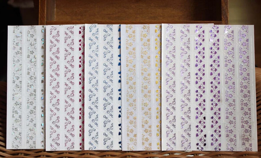 5 sheets  DIY Photo album Scrapbooking  corner sticker,  Hot Stamping PVC Photo Corner Stickers