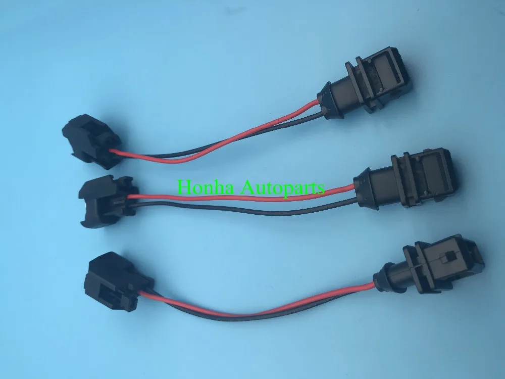 Obd1 to Id1000 Fuel Injector for Dynamic Jumper Harness Adapter W Lock Clip Over wire harness