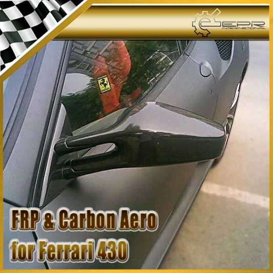 Car-styling For Ferrari F430 Scuderia Style Carbon Fiber Mirror Frame With Base