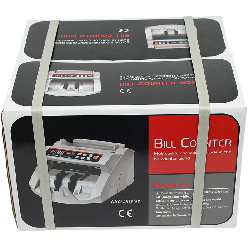 Automatic Money Counter Multi-Currency Money Counting Machine UV/MG Bill Cash Counter For EURO US Dollar AUD Pound Fake Money