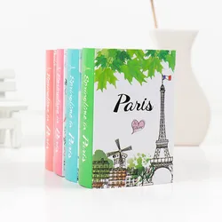 Bloc-Notes autocollants tour Eiffel, bloc-Notes, bloc-Notes, bande dessinée, mignon, livre, signet, papeterie cadeau