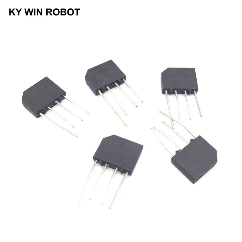 5PCS 2A 1000V diode bridge rectifier KBP210