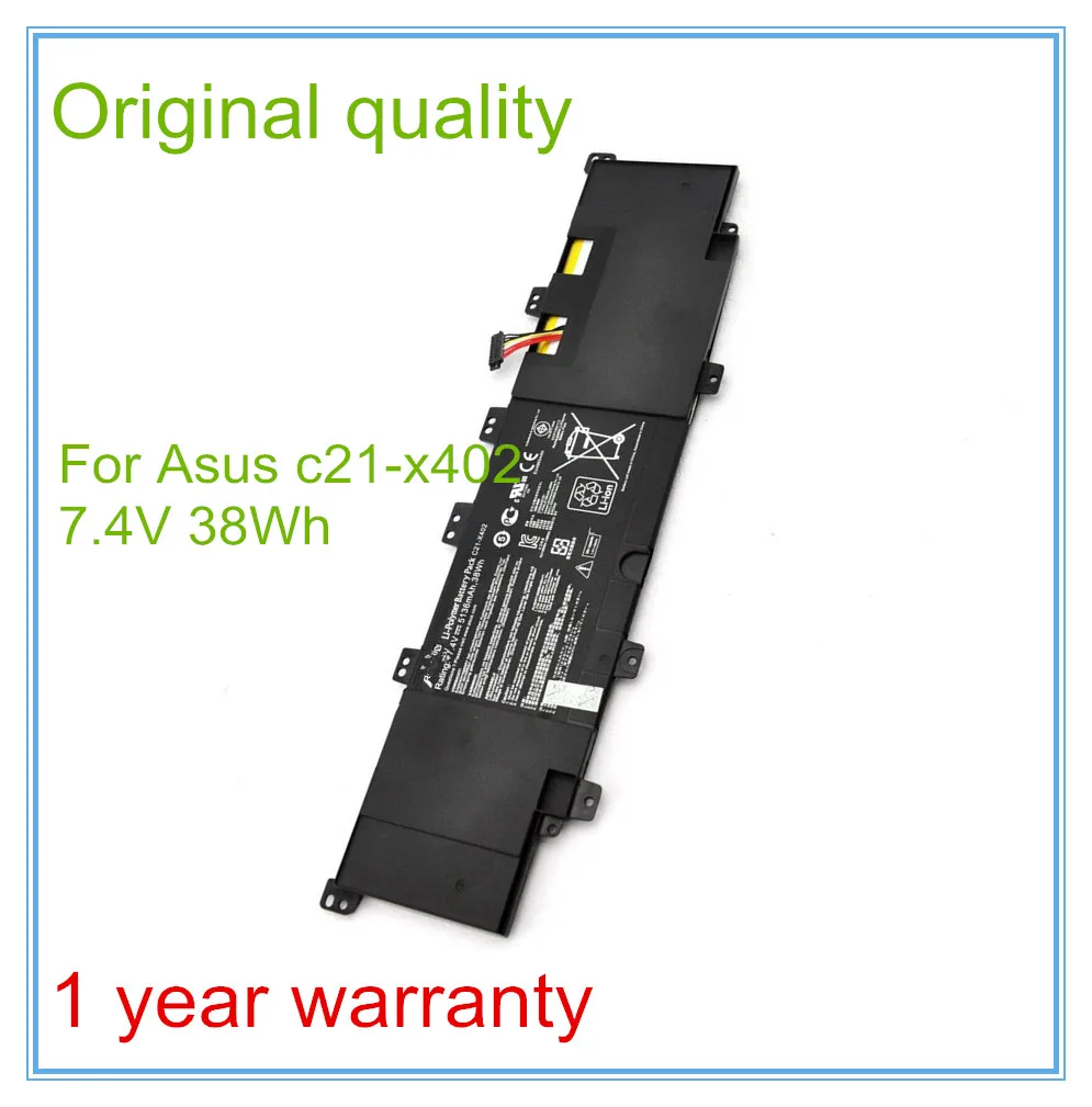 Original Laptop Battery C21-X402 for  X402 X402C X402CA  7.4V 5136mAh 38WH