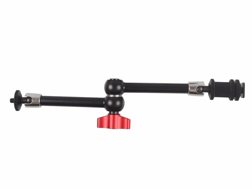 7 "11"ステンレス鋼咬合マジックアーム用デジタル一眼レフ液晶モニターledライトカメラアクセサリー