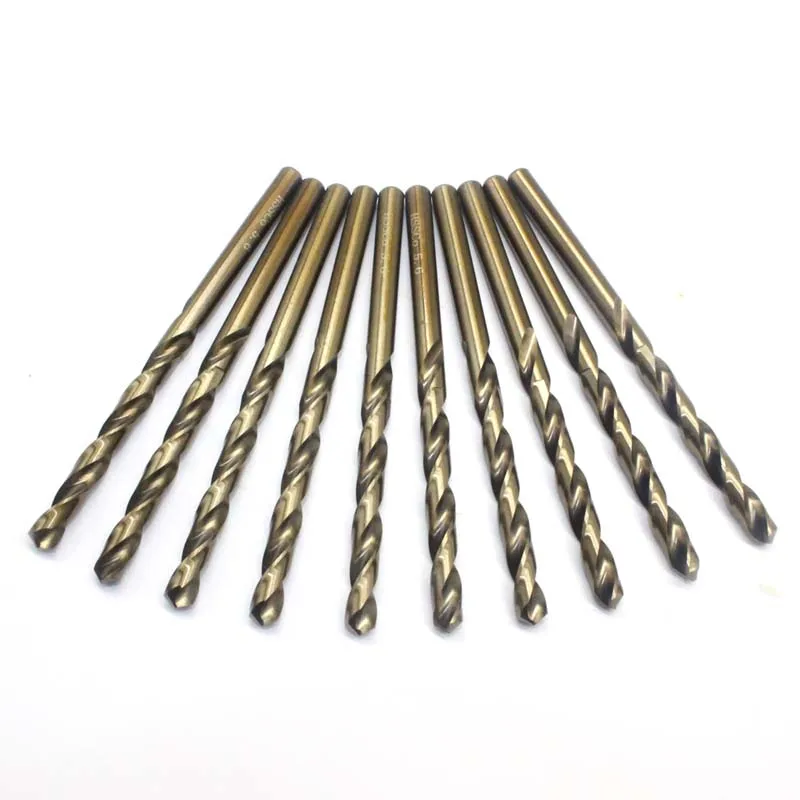 10 stücke M35 5,6mm spezielle edelstahl metall reibahle bit Twist bohrer gerade schaft high speed stahl enthält kobalt