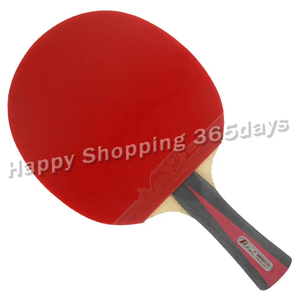 Pro Table Tennis PingPong Combo Racket Palio ENERGY 03 Blade with 2x Yinhe 9000E Rubbers shakehand long handle FL