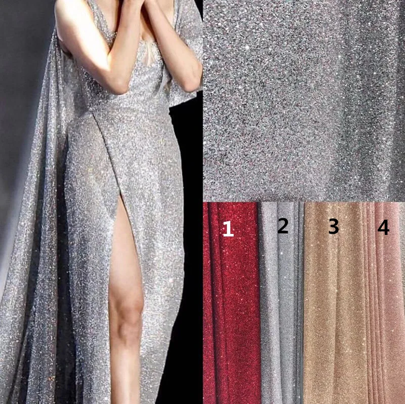 

hot sale african Tulle lace fabric with S-10226 African net lace with glued glitter