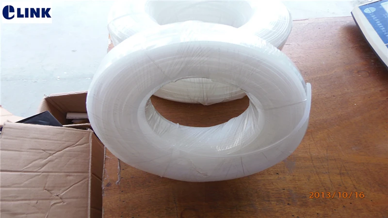 protective round tube plastic 200mtr for bare fiber heat shrink splicing sleeve protector environmental 3.4mm*5mm thickened