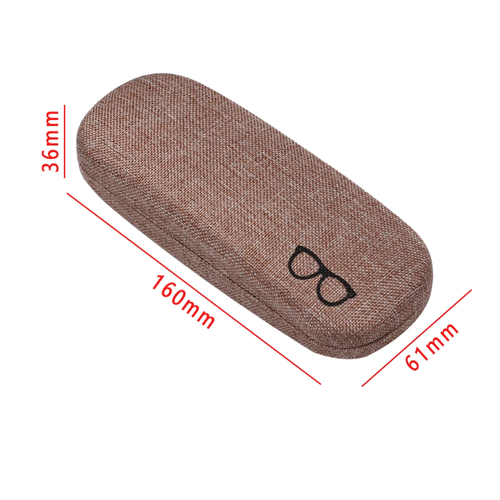 1PC Classical Fashion Men Women Kids Leather Eye Glasses Hard Shell Protector Reading Eyewear Case Portable Sunglasses Box Case
