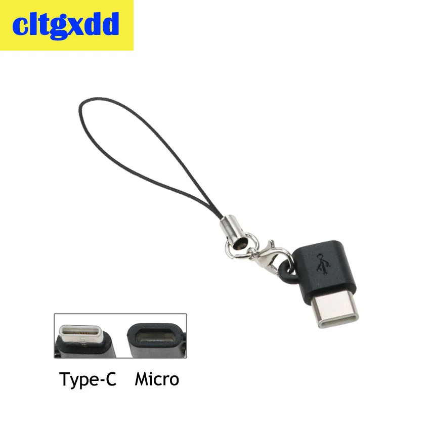 cltgxdd USB 3.1 Type C Male to Micro USB Female Adapter Type-C Converter Connector USB-C Otg Data Charging Converter Charger