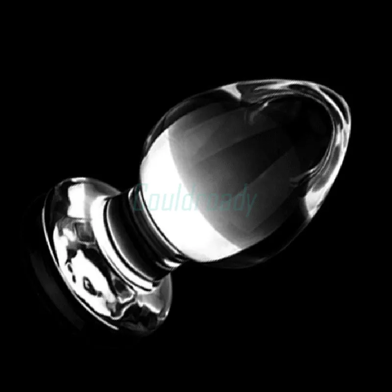 Large Crystal Butt Plug Vagina Ball Big Pyrex Glass Anal Dildo Bead Adult Sex Toys for Women Men Gay Masturbator