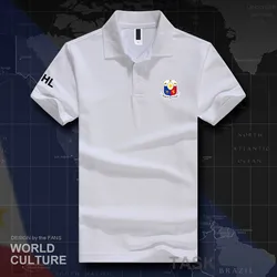 Philippines Pilipinas PH PHL PHI polo shirts men short sleeve white brands printed for country 2019 cotton nation team flag 20