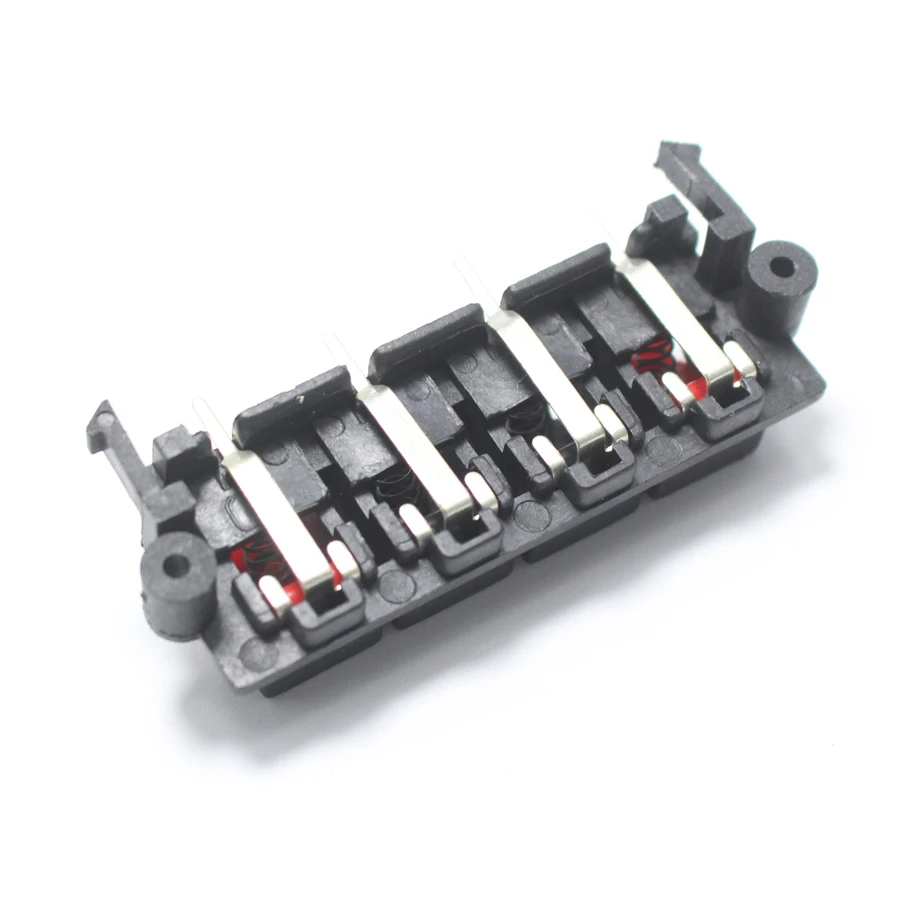 2pcs WP External Banana jack 4Pin Speaker Amplifier Wire Clip Audio Socket WP4-19 4 Pole LED Spring Terminal Switch