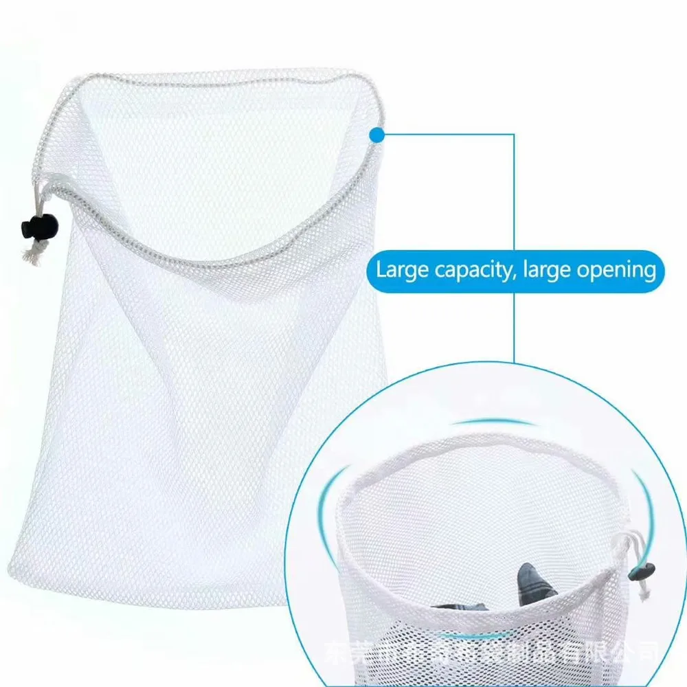 Bolsas de malla reutilizables respetuosas con el medio ambiente, bolsas transparentes lavables para comestibles, almacenamiento de frutas y