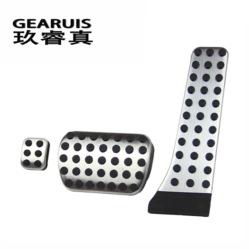 Car Accelerator Pedals Brake Pedal Clutch Pedals Covers Stickers for Mercedes Benz C E Class w205 w213 interior auto accessories