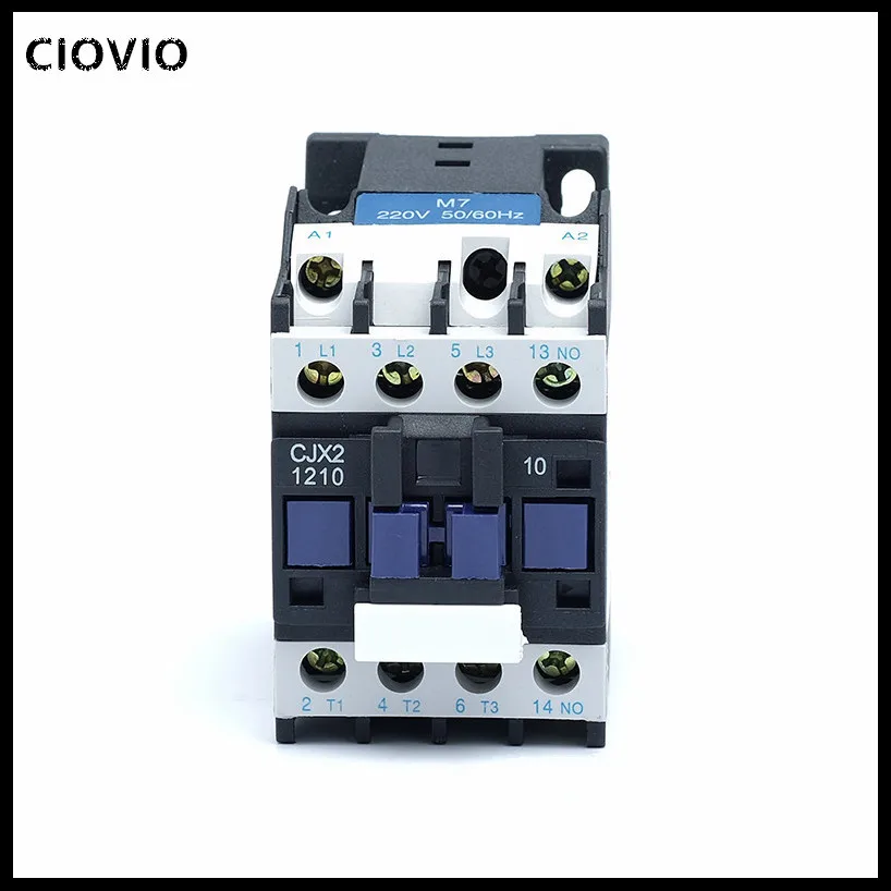 1 unidad de contactor CJX2-1210 12A/CJX2-1810 18A interruptores LC1 voltaje del contactor de CA 110V 220V 380V
