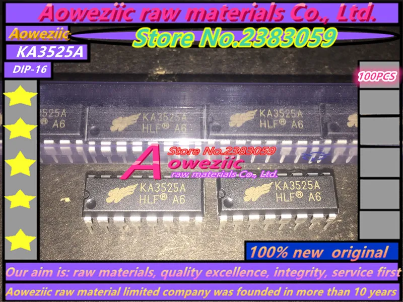 

Aoweziic (100PCS) 100% new original KA3525A DIP-16 switching power supply controller IC chip