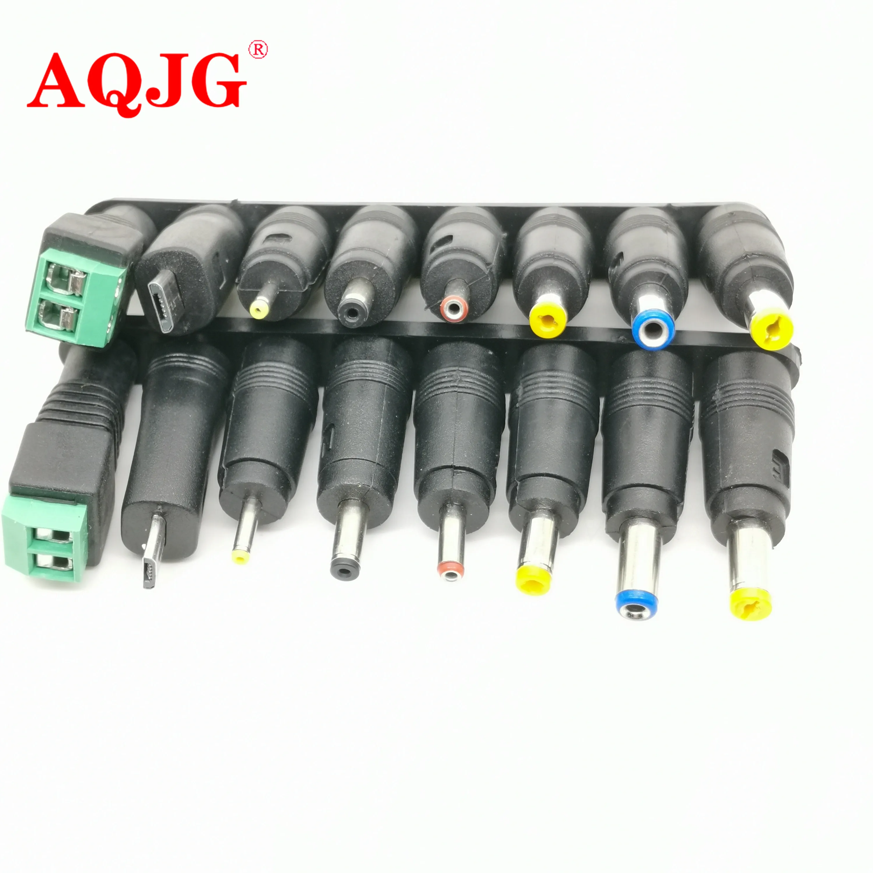 8pcs/Set 5.5x2.1mm Universal Male Jack connector For DC Plugs AC Power Adapter Computer Cables Connectors Notebook Laptop