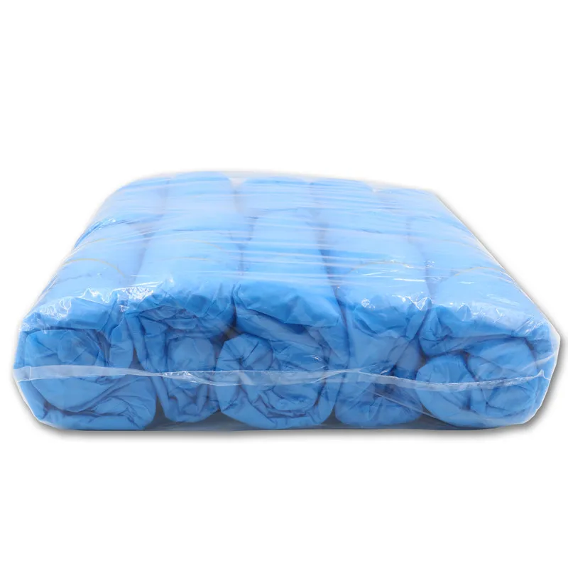 10 unids/caja sábanas desechables azules cubierta para mesa de tatuaje suministro 210*90*20cm cubiertas de plástico impermeables bolsas para cama de tatuaje